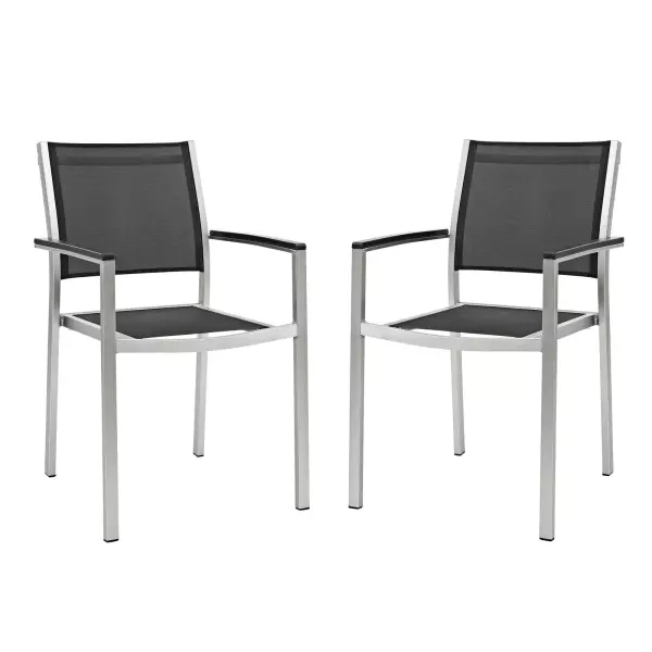 Modway EEI-2586-SLV-BLK-SET