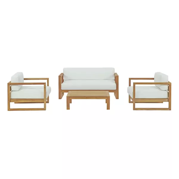 Modway EEI-3116-NAT-WHI-SET