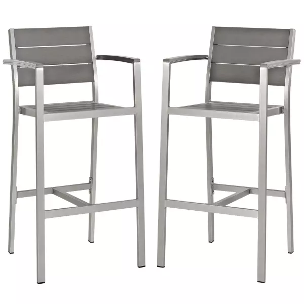 Modway EEI-3155-SLV-GRY-SET
