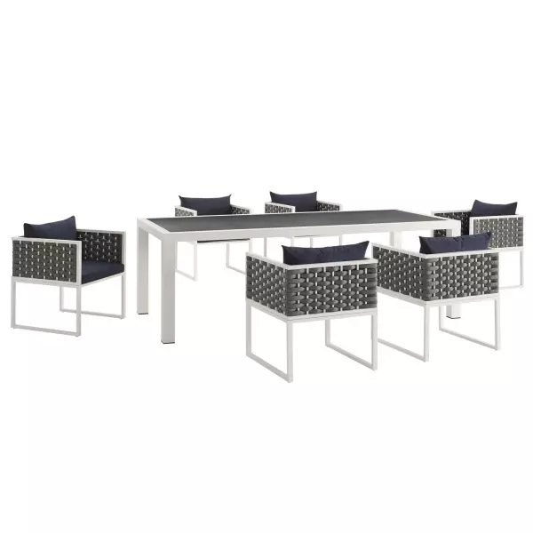 Modway EEI-3185-WHI-NAV-SET