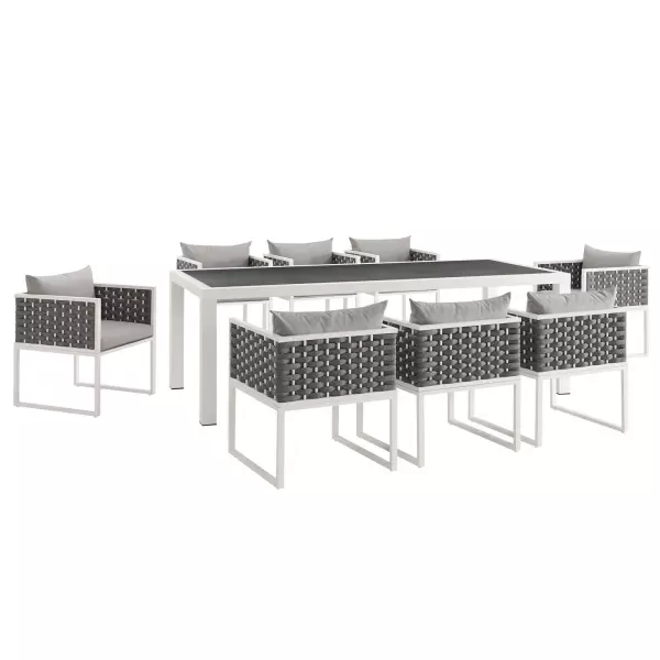 Modway EEI-3186-WHI-GRY-SET