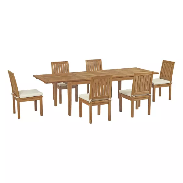 Modway EEI-3207-NAT-WHI-SET