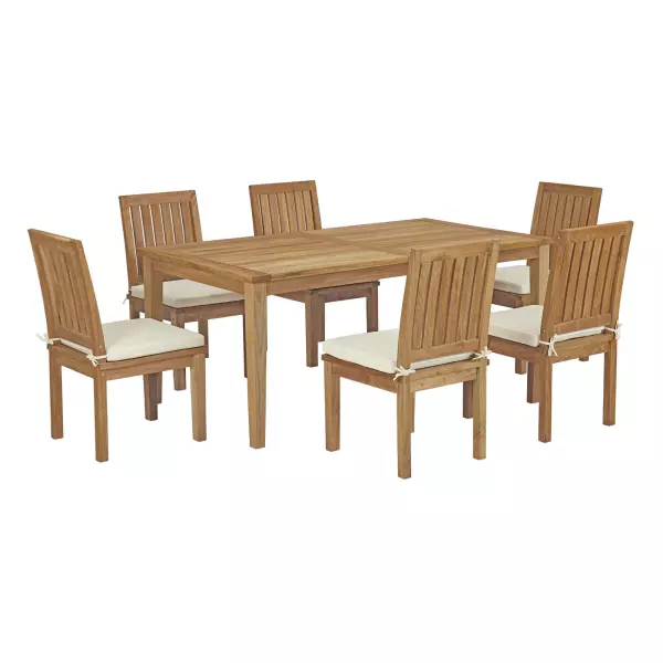 Modway EEI-3294-NAT-WHI-SET