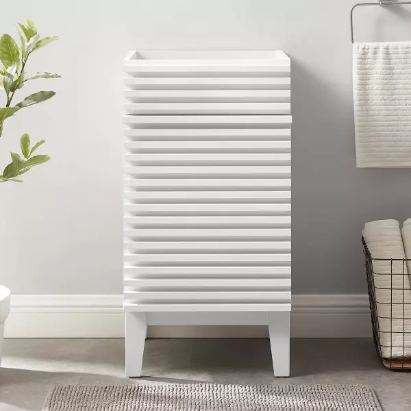 EEI-4849-WHI Render 18" Bathroom Vanity Cabinet