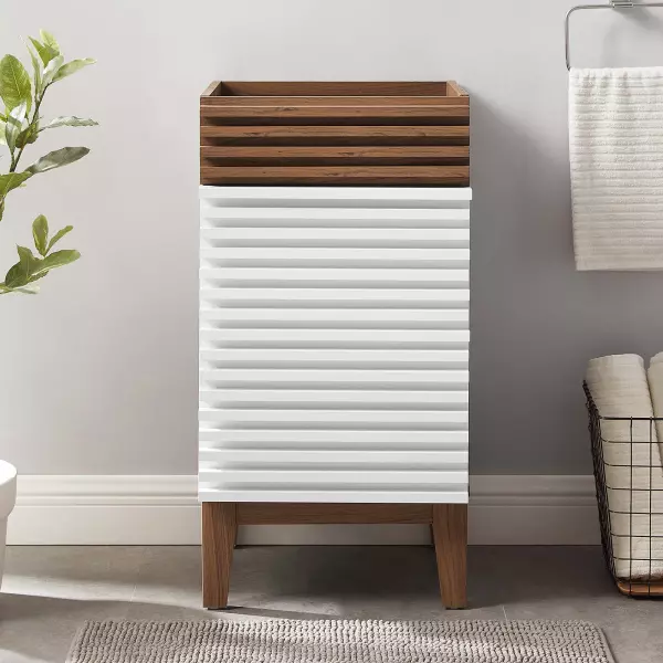 EEI-4849-WHI-WAL Render 18" Bathroom Vanity Cabinet