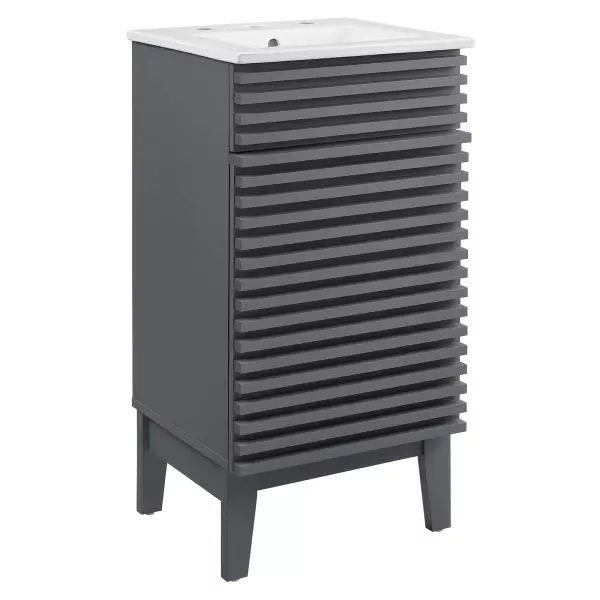 Modway EEI-5420-GRY-WHI