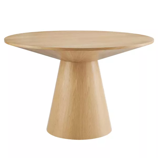 EEI-6102-OAK Provision 47" Round Dining Table in Oak