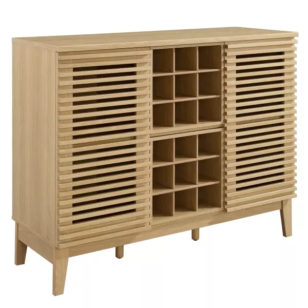 EEI-6156-OAK Render Bar Cabinet