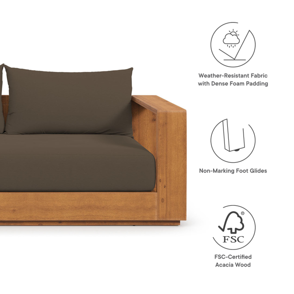 Eei 6784 Nat Coa Tahoe Outdoor Patio Acacia Wood Sofa By Modway In Brown 3