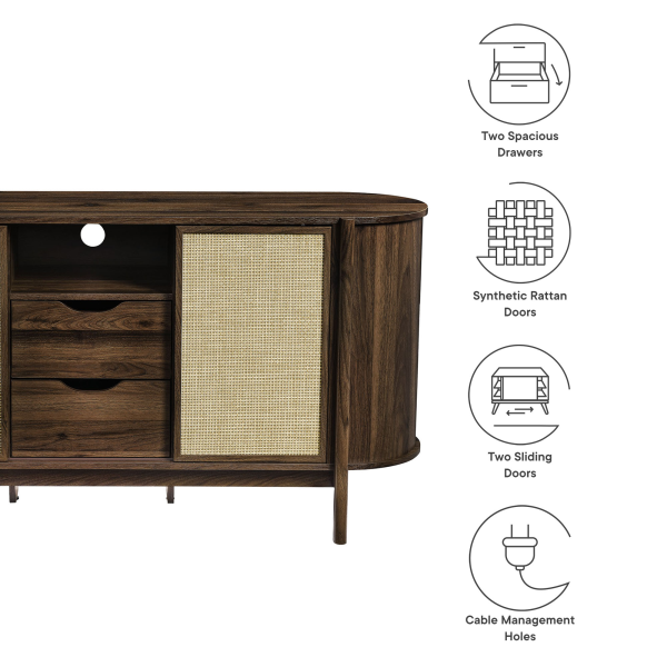 Eei 7166 Wal Reid 63 Curved Sideboard By Modway In Brown 3