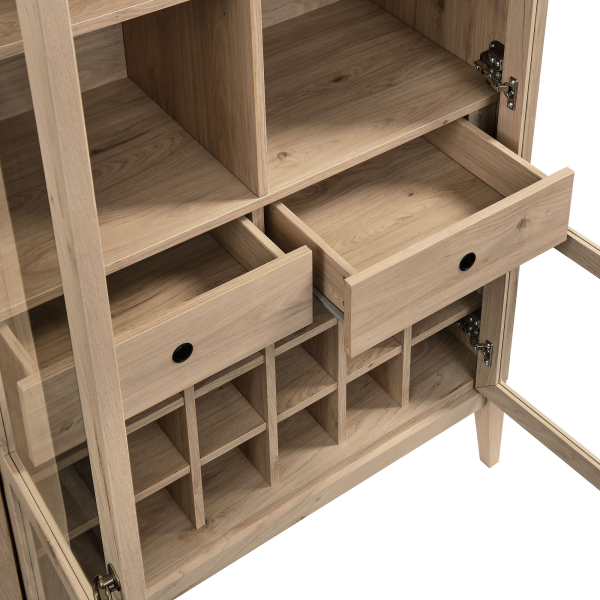 Eei 7203 Loa Nolan Arched Bar Cabinet By Modway In Natural 7