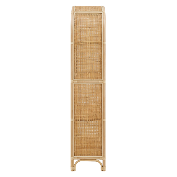Eei 7363 Nat Celeste 67 Inch Tall Arched Natural Rattan Bookshelf By Modway In Natural 4