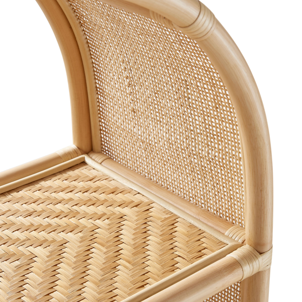 Eei 7363 Nat Celeste 67 Inch Tall Arched Natural Rattan Bookshelf By Modway In Natural 7