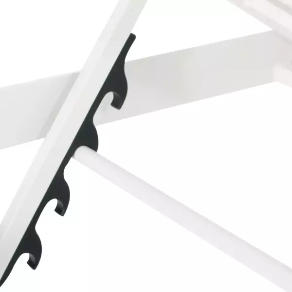 311725 Cape Coral Outdoor Chaise Lounge Set Of 2 White 4