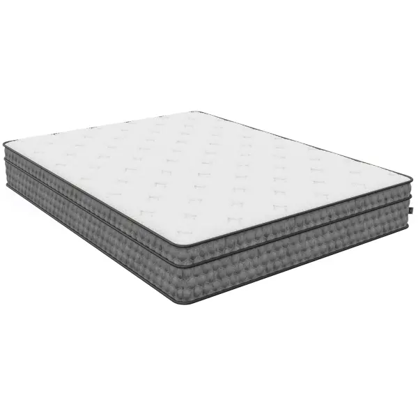 B05165523 Diamond Zen Cool Gel Mattress Conforming Memory Foam Hybrid With Luxurious Euro - Top 11" Medium Feel (Twin) in White