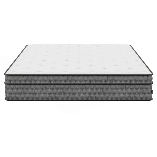 B05165523 Diamond Zen Cool Gel Mattress Conforming Memory Foam Hybrid With Luxurious Euro - Top 11" Medium Feel (Twin) in White