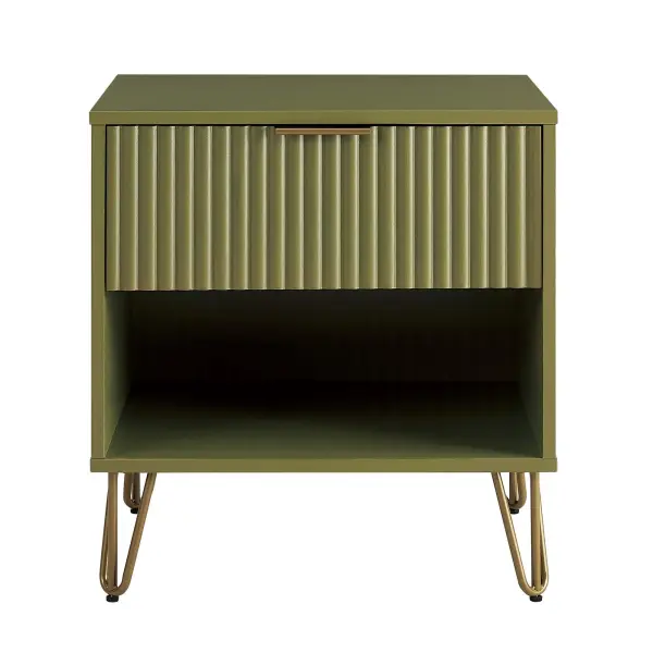 B365P398153 Nightstand in Olive Green