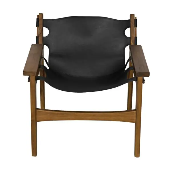 Ae 235t Noir Nomo Chair Teak With Leather 4