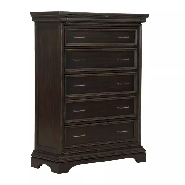 P012124 Caldwell 6 Drawer Chest