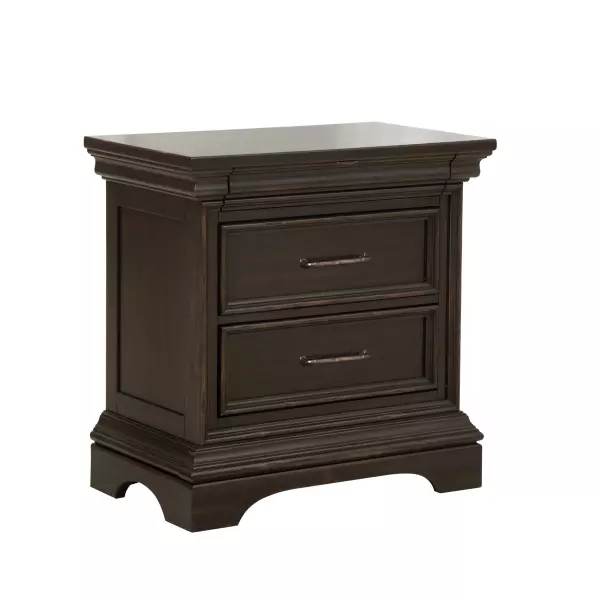 P012140 Caldwell 2 Drawer Nightstand