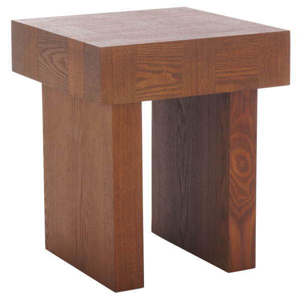 ACC2321B Famoni End Table in Walnut by Safavieh