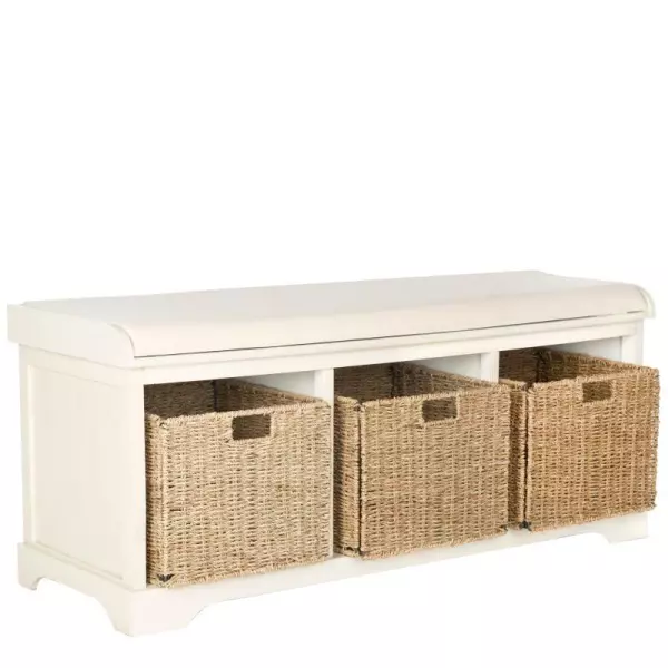 AMH5733C Lonan  Wicker Storage Bench
