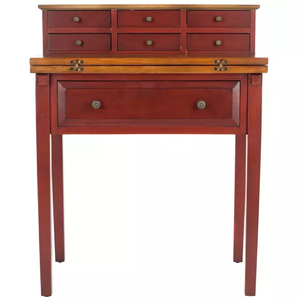 AMH6520A Abigail 7 Drawer Fold Down Desk
