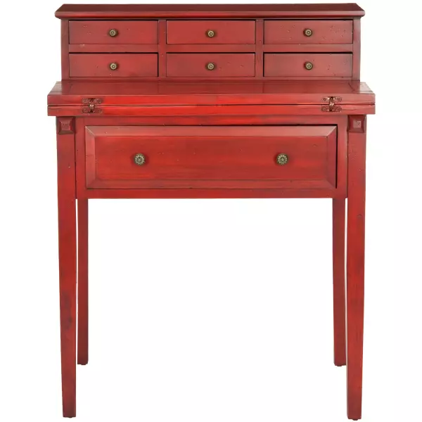 AMH6520E Abigail 7 Drawer Fold Down Desk