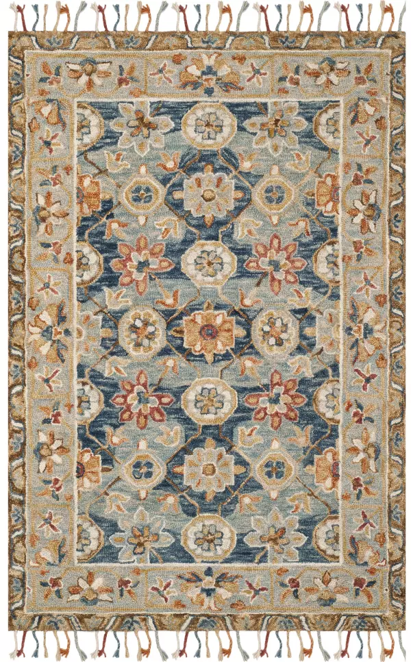 Aspen APN110A Gray & Gray Bohemian Rug