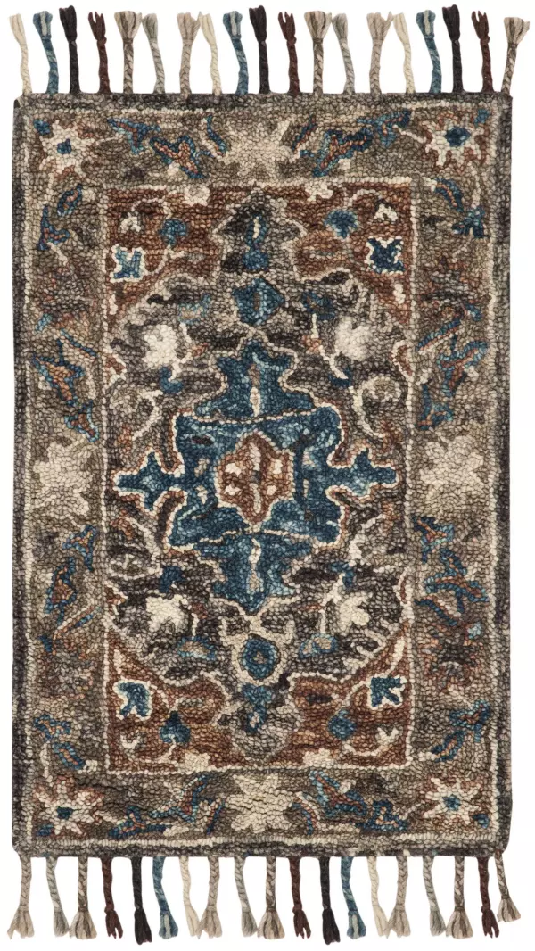 Aspen APN112A Blue Bohemian Rug