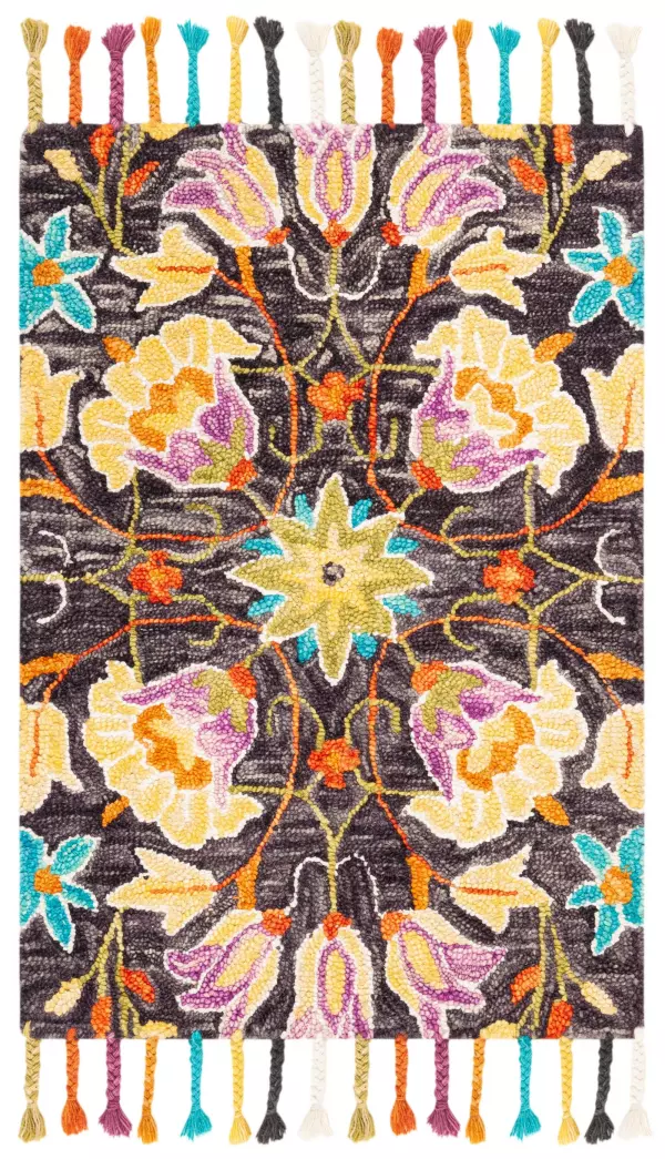 Aspen APN115Z Black Bohemian Rug