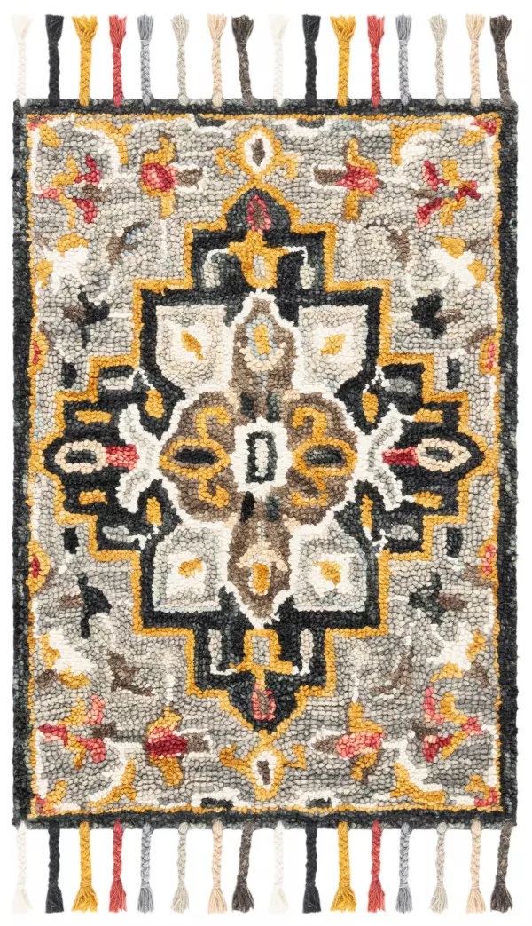 Aspen APN207F Gray & Gray Traditional Rug