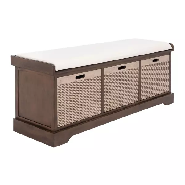 BCH5703C Landers 3 Drawer/Cushion Storage Bench