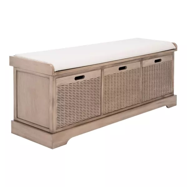 BCH5703D Landers 3 Drawer/Cushion Storage Bench