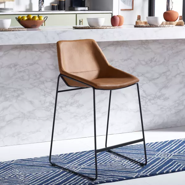 BST3000F Alexis Mid Century Counter Stool