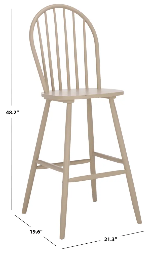 Bst3301c Omaha Bar Stool In Khaki By Safavieh 6