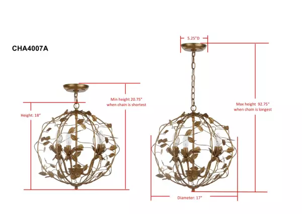 Cha4007a Dimensions