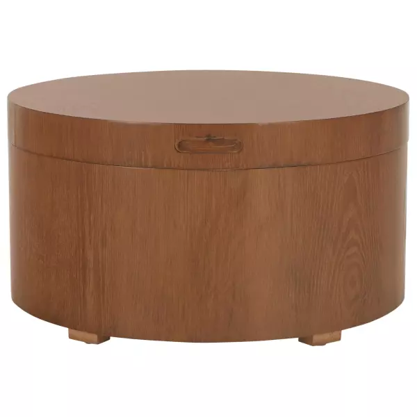 COF9704C Rafaela Round Tray Top Coffee Table With Storage