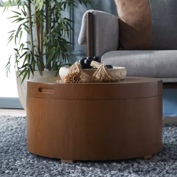 Cof9704c Rafaela Round Tray Top Coffee Table With Storage 3