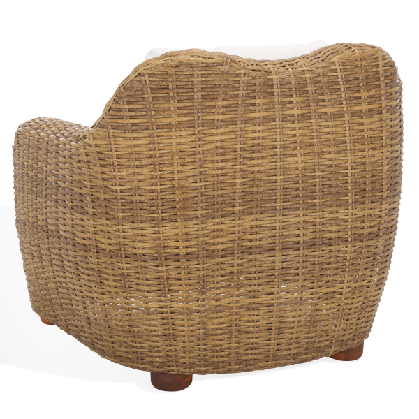 Cpt2109a Melbourne Wicker Patio Chair In White 4