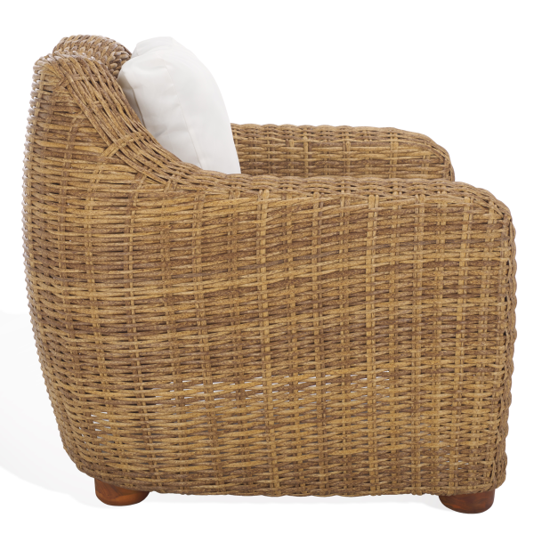 Cpt2109a Melbourne Wicker Patio Chair In White 9