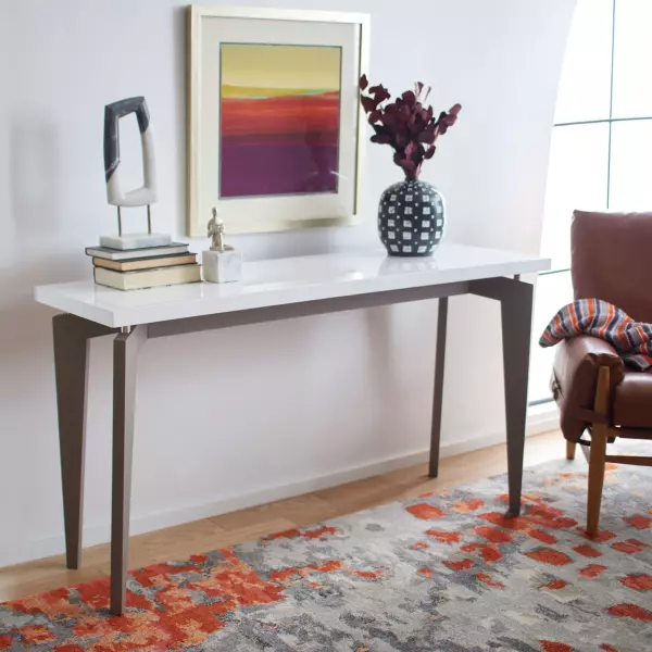 FOX4222B Josef Retro Lacquer Floating Top Console