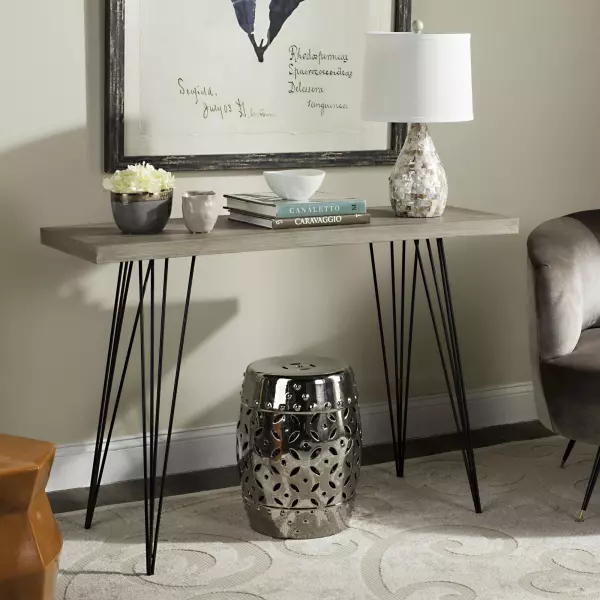 FOX4270A Etro Retro Mid Century Wood Console