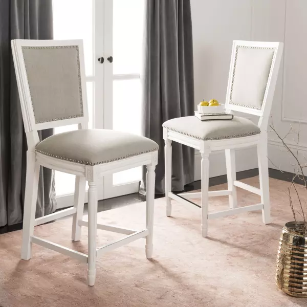 FOX6271A-SET2 Buchanan Rectangle Counter Stool (Set of 2)
