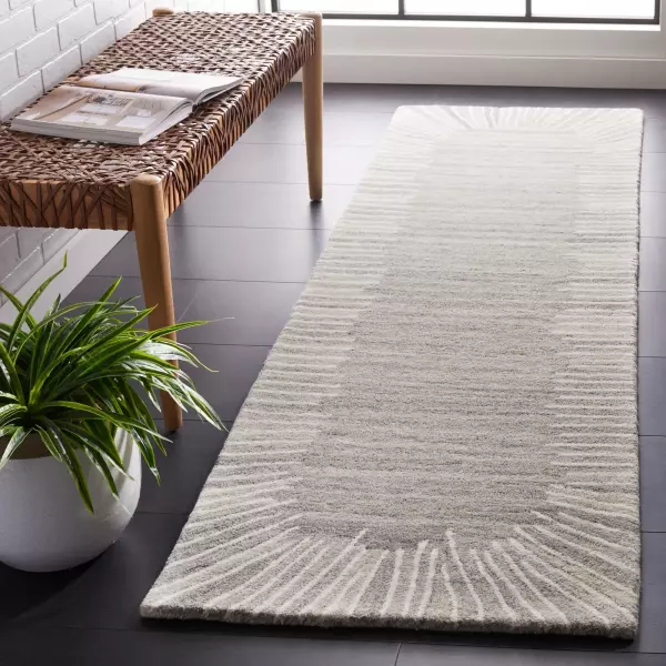 FTV129F-28 Fifth Avenue FTV129F  Gray & Gray Contemporary Rug