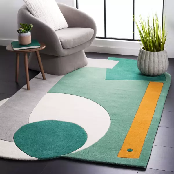 FTV146Y-5 Fifth Avenue FTV146Y  Green  Rug