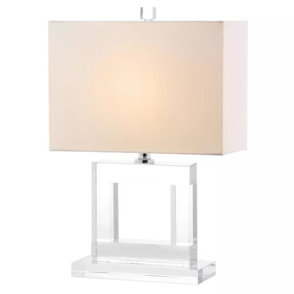LIT4115A Town 20.5-Inch H Square Crystal Lamp