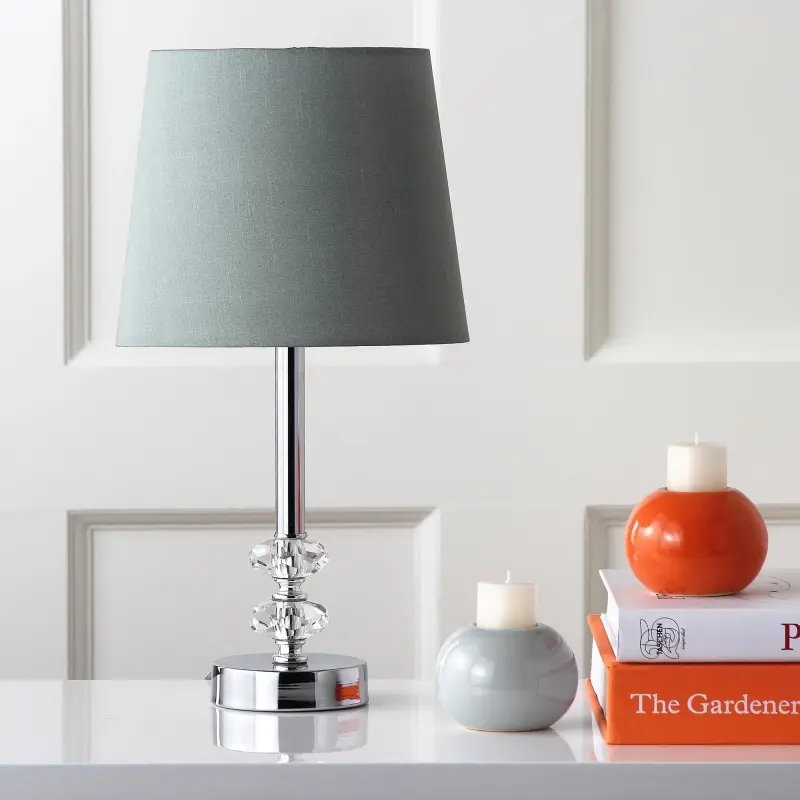 LIT4131A Ashford Crystal Orb Lamp in Clear and Green