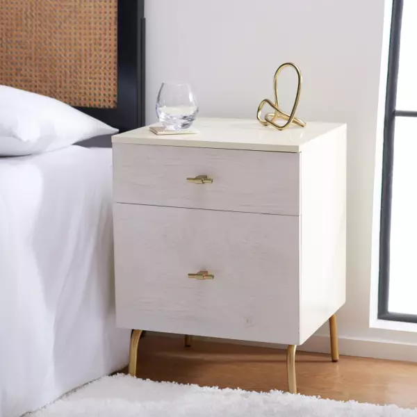 NST5002E Genevieve 2 Drawer Nightstand