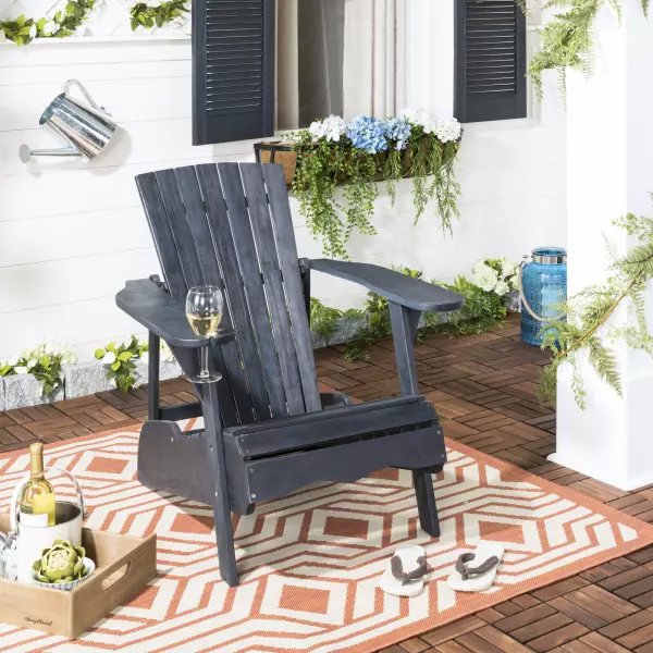 PAT6727K Vista Wine Glass Holder Adirondack Chair